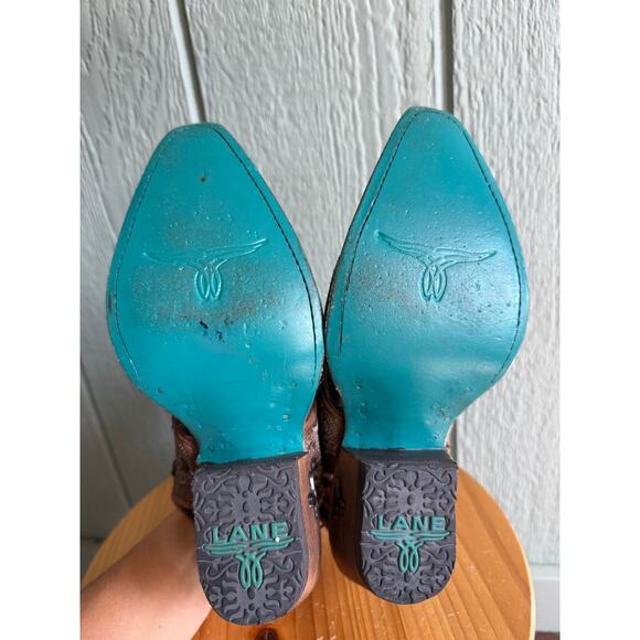 Lane Boots Women's Brown Santorini Buckle Mule 5 - Picture 8 of 8